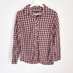 Banana Republic Soft Wash Plaid Shirt S